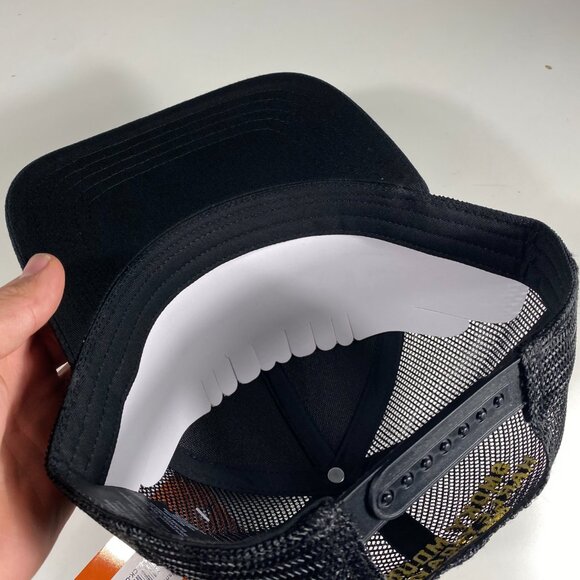 NWT Harley-Davidson Sinclair 5 Panel Meshback Ballcap Black men's OS - Picture 8 of 9